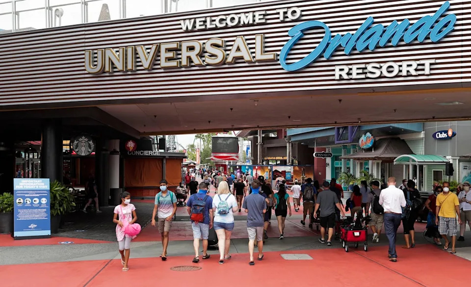 The woman’s lawsuit claims that, without provocation, a guard dog bit her arm, wrist and abdomen as she enquired for help at Universal Orlando/ (Copyright 2020 The Associated Press. All rights reserved)