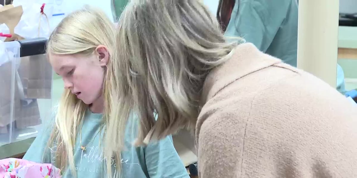 Local program brings holiday cheer, support to kindergarteners at Riley Elementary