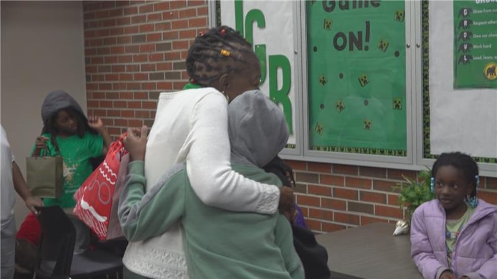 “It was nice, and I enjoyed seeing the little smiles,” Vickers said. “They were glad about it.”