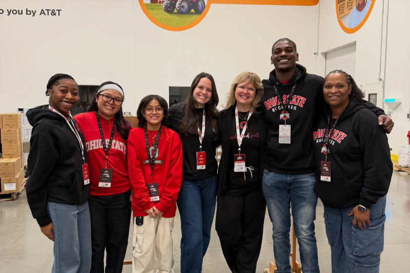 Ohio State students, staff and alumni helped support the North Texas Food Bank