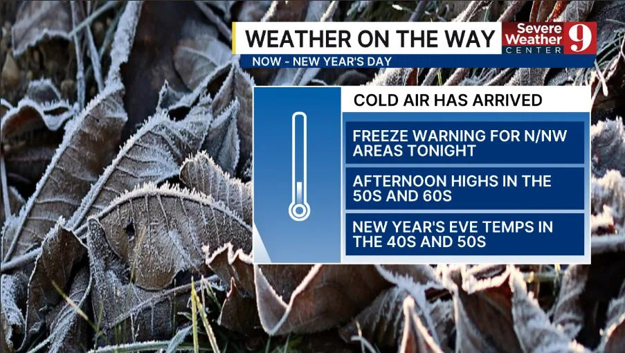 It will be a downright cold night tonight, with a Freeze Warning in effect for areas north and northwest of Orlando
