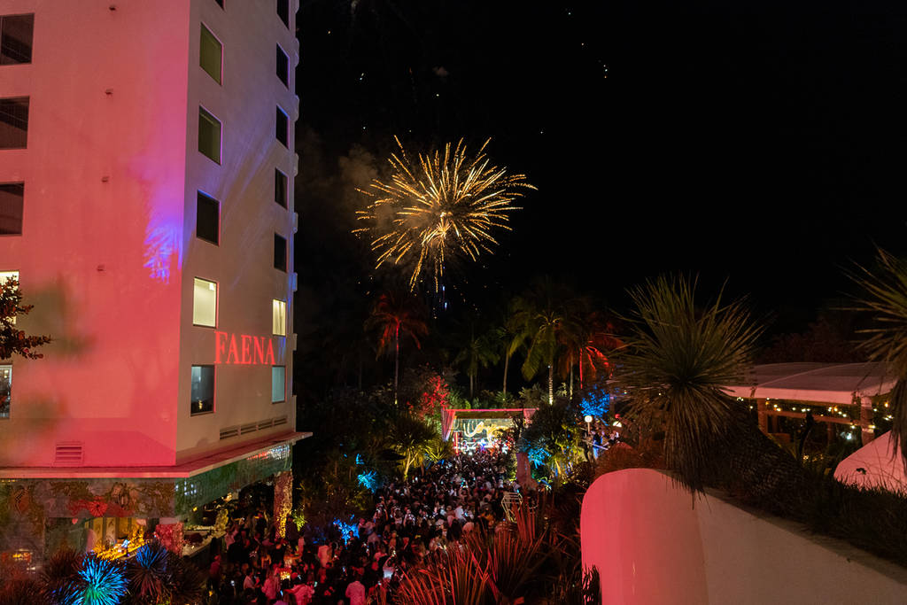 Faena Miami Beach NYE fireworks