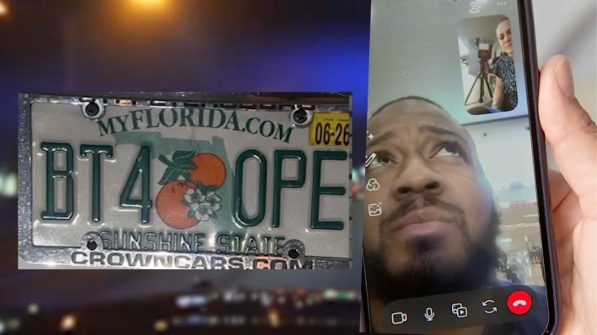 Man wrongfully arrested in South Florida over license plate frame plans legal action – NBC 6 South Florida