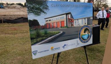 A new fire station is being built in fast-growing Clay County, the first new service location in more than 25 years