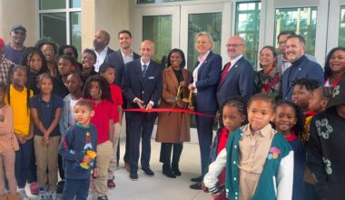 Community members gathered for their first look inside the new Fair Oaks Community Center — a project years in the making — celebrating a space many say reflects the needs and pride of the neighborhood. (Spectrum Bay News 9/Fadia Patterson)
