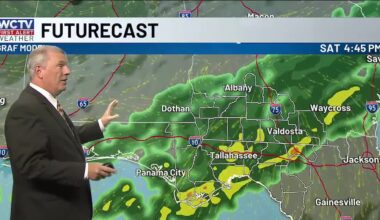 Periods of rain this weekend with cool temperatures 🌧️