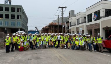 High schoolers got a behind the scenes look at a major development project that is set to revitalize Tampa’s oldest neighborhood. (Spectrum News/Tyler O'Neil)