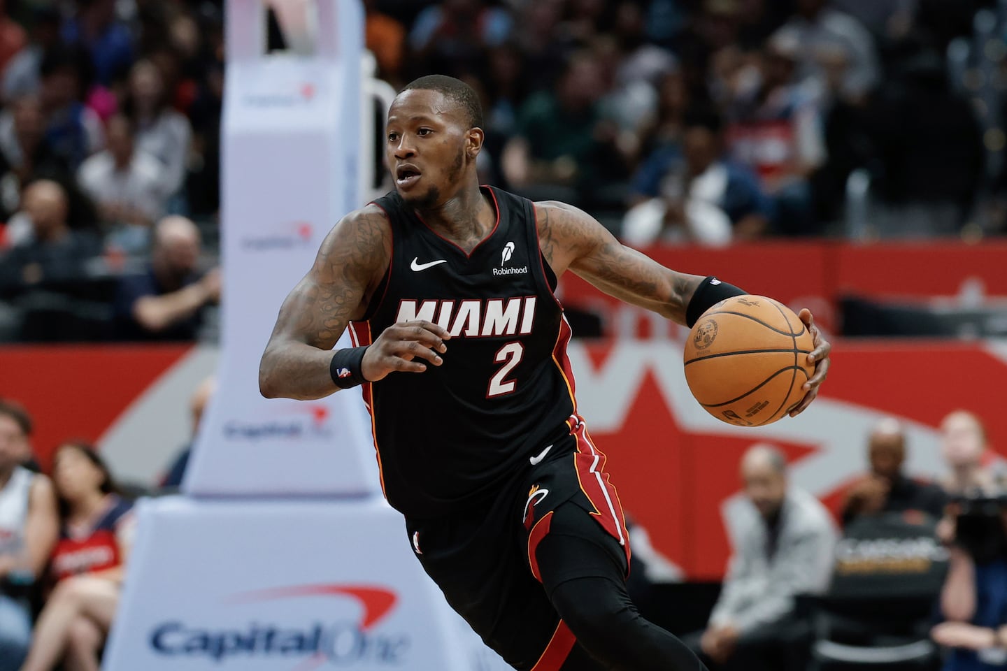 Terry Rozier's $26.6 million cap hit is the fourth-largest on the Heat roster, according to Spotrac.