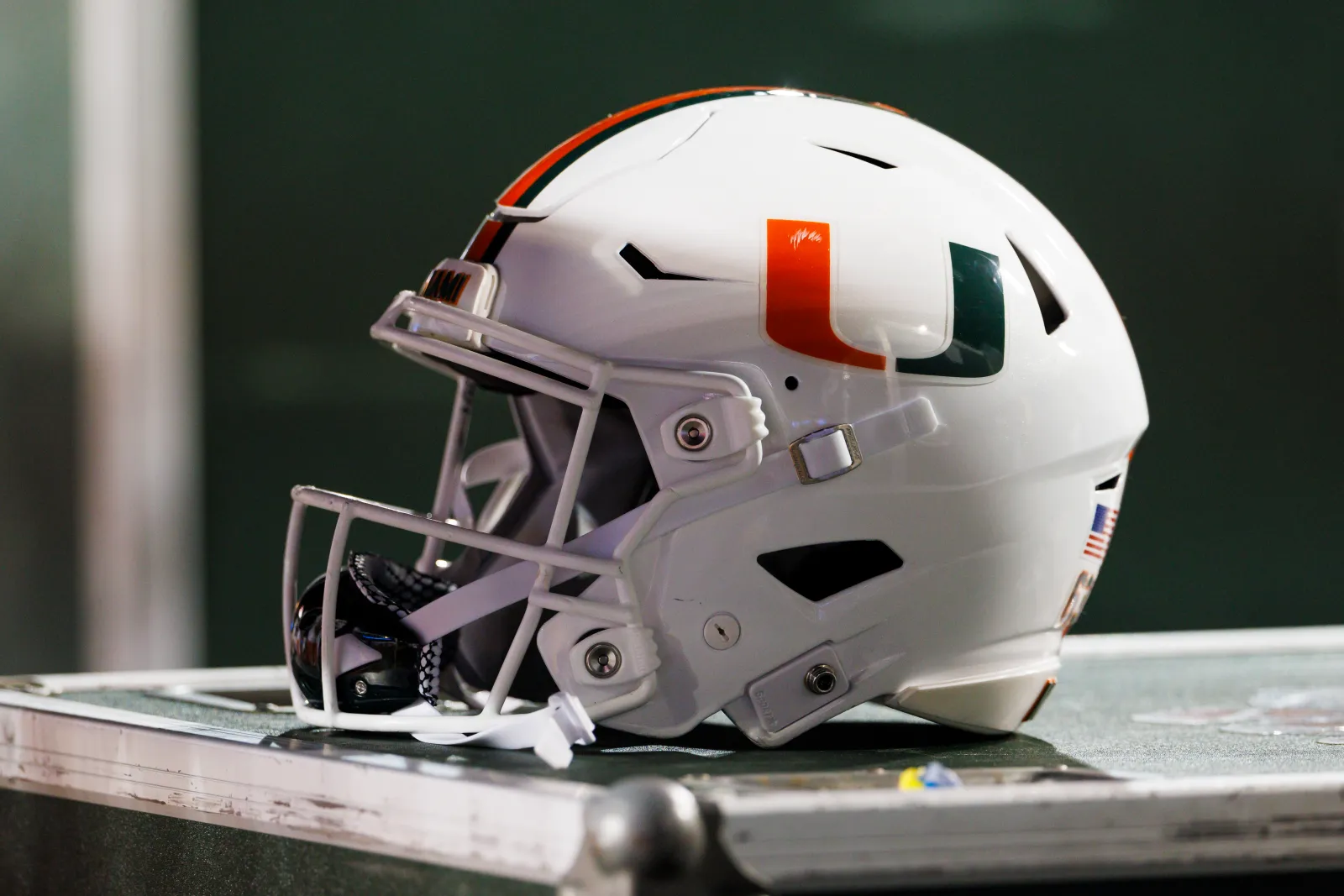 Miami Hurricanes helmet