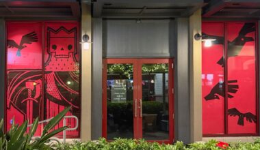 Gideon's-Themed Window Graphics Hint at Next Disney Springs Project