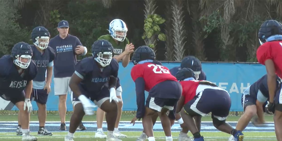 Keiser University football pushes for title while coach battles medical emergency