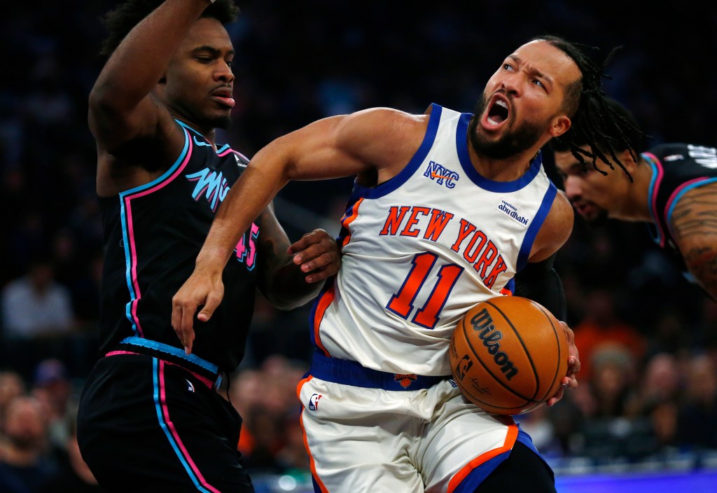 New York Knicks, Jalen Brunson push past Miami Heat