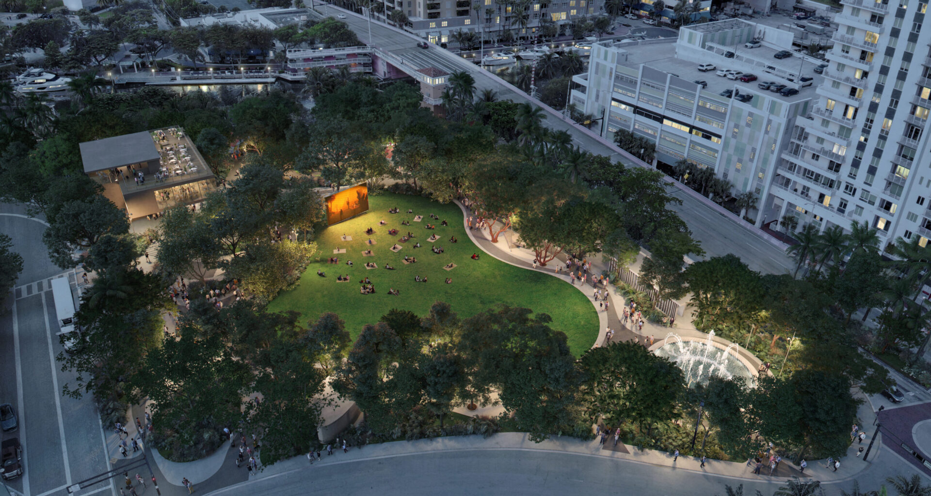 Downtown Fort Lauderdale’s Huizenga Park to Reopen With Expanded Public Space and Programming