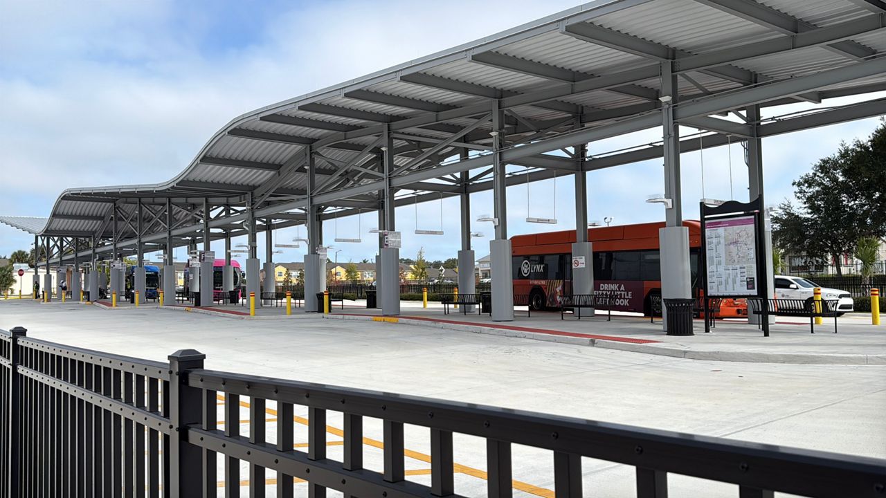 The Pine Hills LYNX Transfer Station has seen an increase in ridership since the opening in Fall. (Spectrum News/Bryanna Howard)