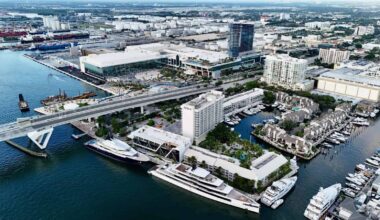 Largest Superyacht Ever Crosses 17th Street Bridge