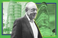 Related Ross' Steve Ross with renderings of 10 CityPlace and 15 CityPlace