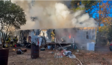 No one injured after Leon County mobile home catches fire Tuesday morning