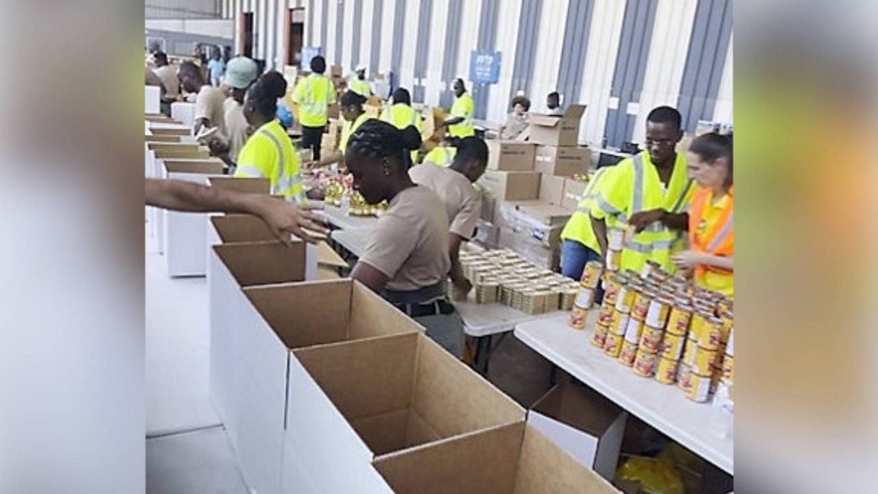 Donations were gathered and given to those who were affected by Hurricane Melissa in Jamaica. (Photo Courtesy: Francis Joseph)