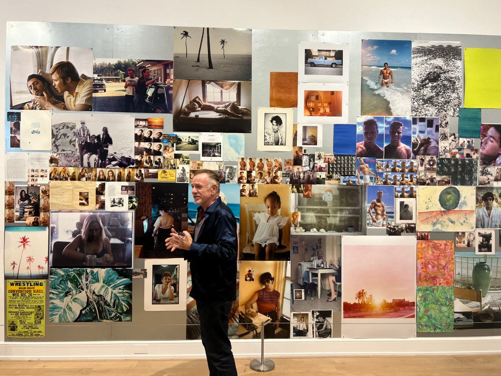 Artist Jack Pierson talking about his artwork at The Bass Museum of Art in Miami.