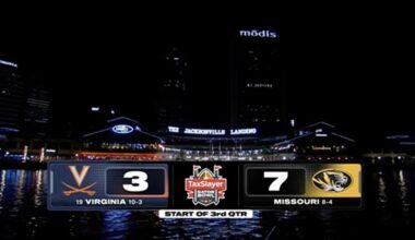 ESPN shows demolished Jacksonville Landing during Gator Bowl