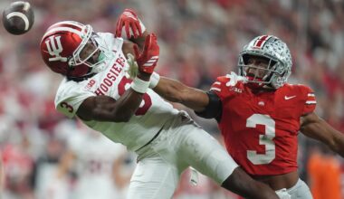 Indiana downed Ohio State, 13-10, in the Big Ten championship game.