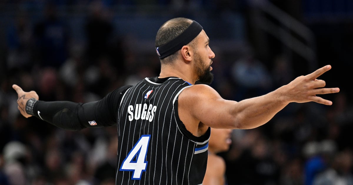 Orlando Magic's Jalen Suggs awaits tests after limping off with hip injury