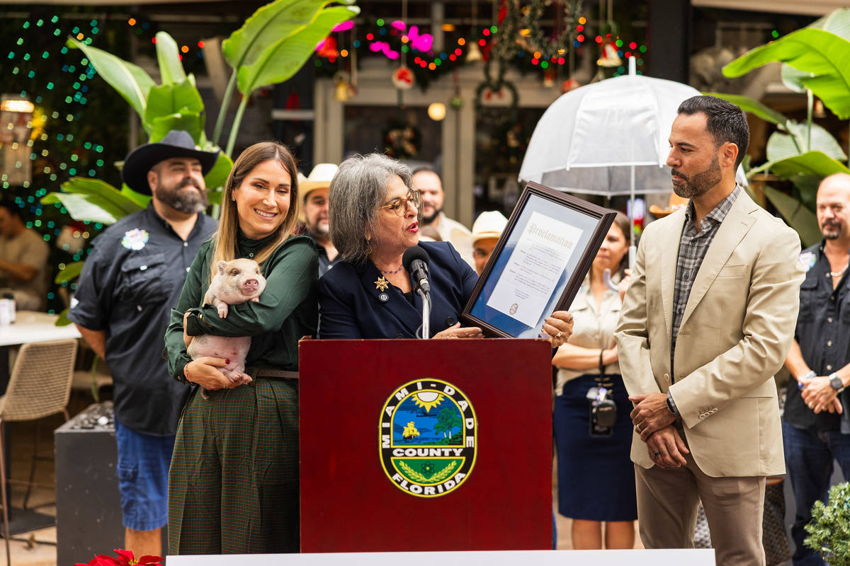 2025 Latin Cafe 2000 Pig Pardoning Ceremony with Mayor Danila Levine Cava