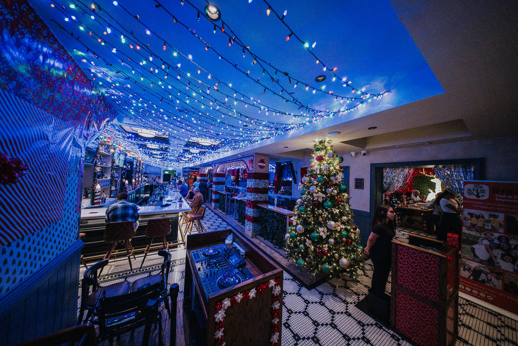 JohnMartin’s The Christmas Bar Pop-Up interior