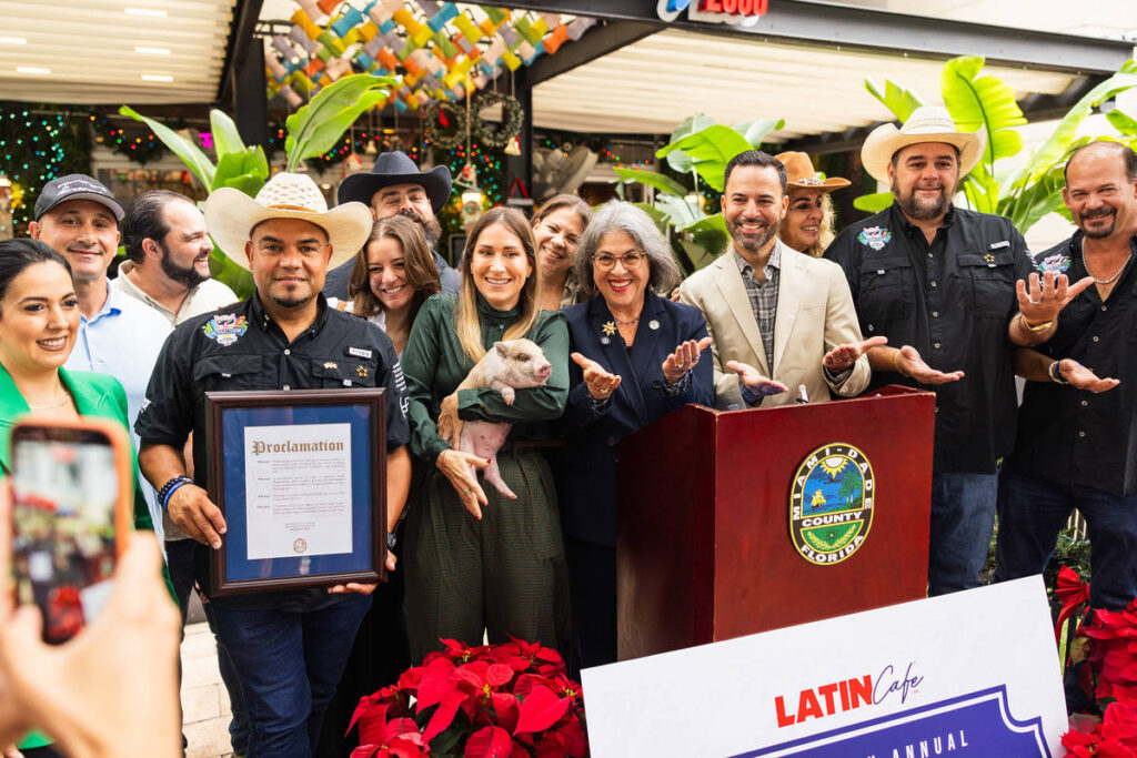 2025 Latin Cafe 2000 Pig Pardoning Ceremony with Mayor Danila Levine Cava