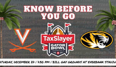 What to know if you’re headed to the TaxSlayer Gator Bowl on Saturday