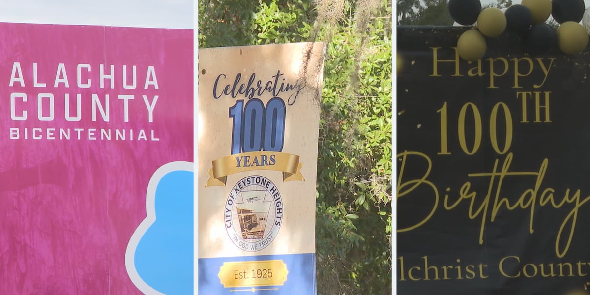 Counties and cities across North Central Florida celebrate major milestones