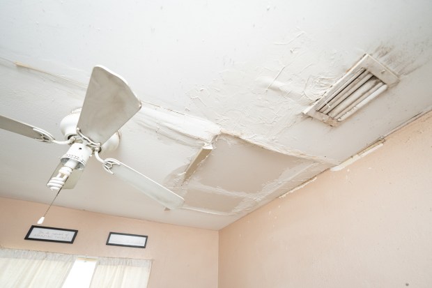 Water damaged caused by Hurricane Ian in LaShonda and Rodney Alexander's Pine Hills home. April 2025. (Provided by Habitat for Humanity Greater Orlando & Osceola County) 