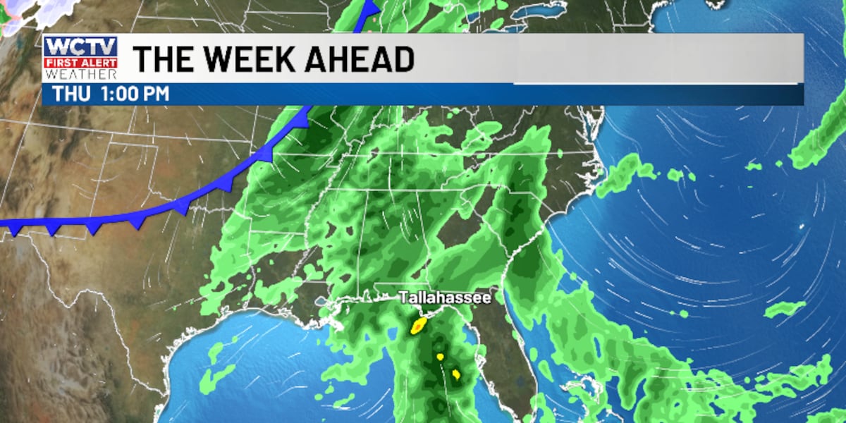 Cam is looking ahead to our next rain chance 🌧️