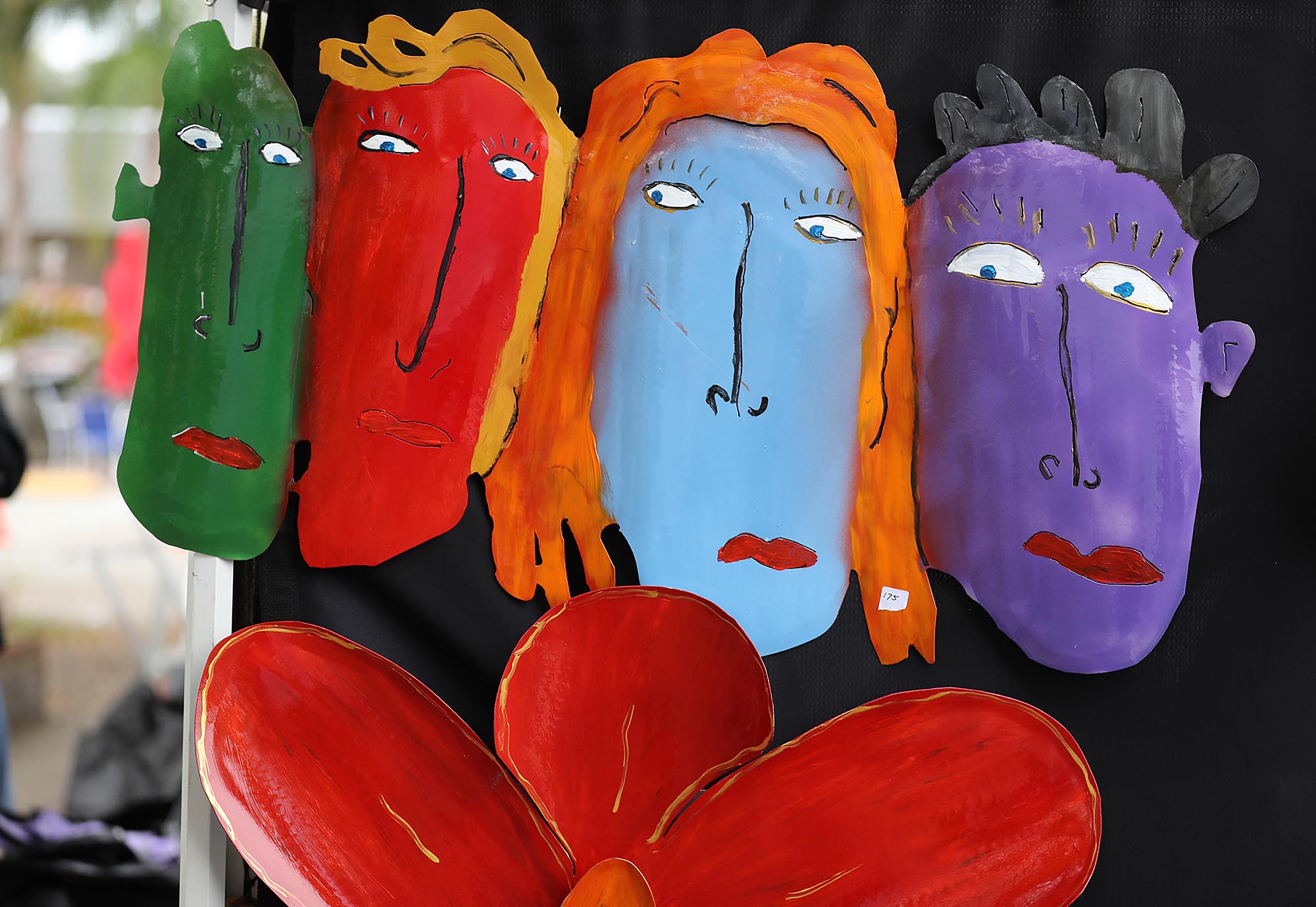 Art is displayed at the Mount Dora Arts Festival in...