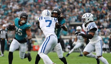 Jaguars throttle Colts, take sole possession of first in AFC South