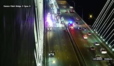 Crash closes all northbound lanes on Dames Point Bridge