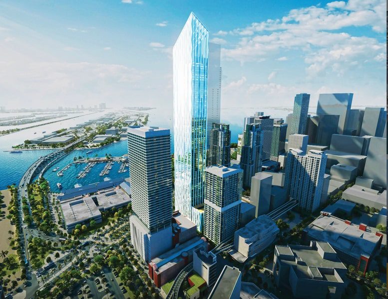 Auction scheduled for an 82-story development site on Biscayne Blvd.