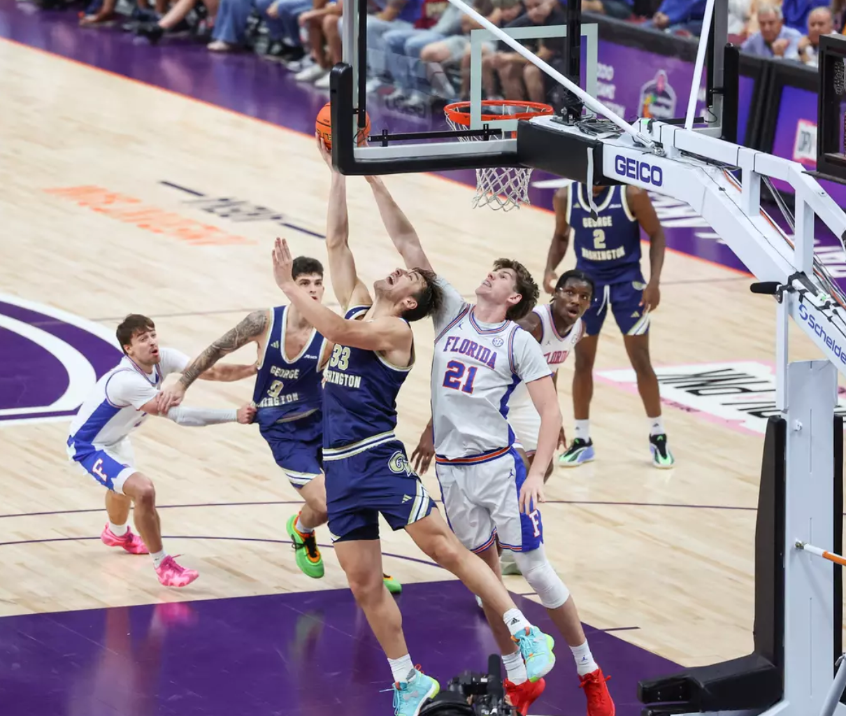 George Washington keeps it close in loss against No. 18 Florida