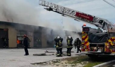 Crews Battle Massive 4-Alarm Blaze At St. Petersburg Storage Facility
