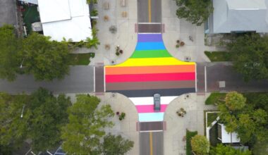 After Mural Crackdown, St. Pete Installs 11 Pride-Inspired Bike Racks (Video)