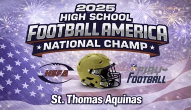 High School Football America's 2025 national champ St. Thomas Aquinas.