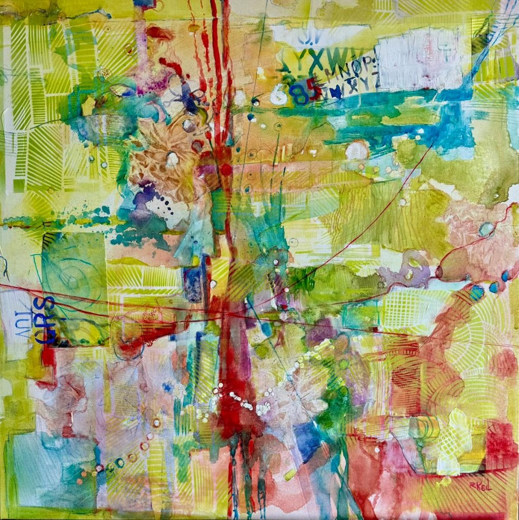 Symphony in Chartreuse by Renee Keil will be on view in Kaleidoscope. Courtesy of Martin Artisans Guild