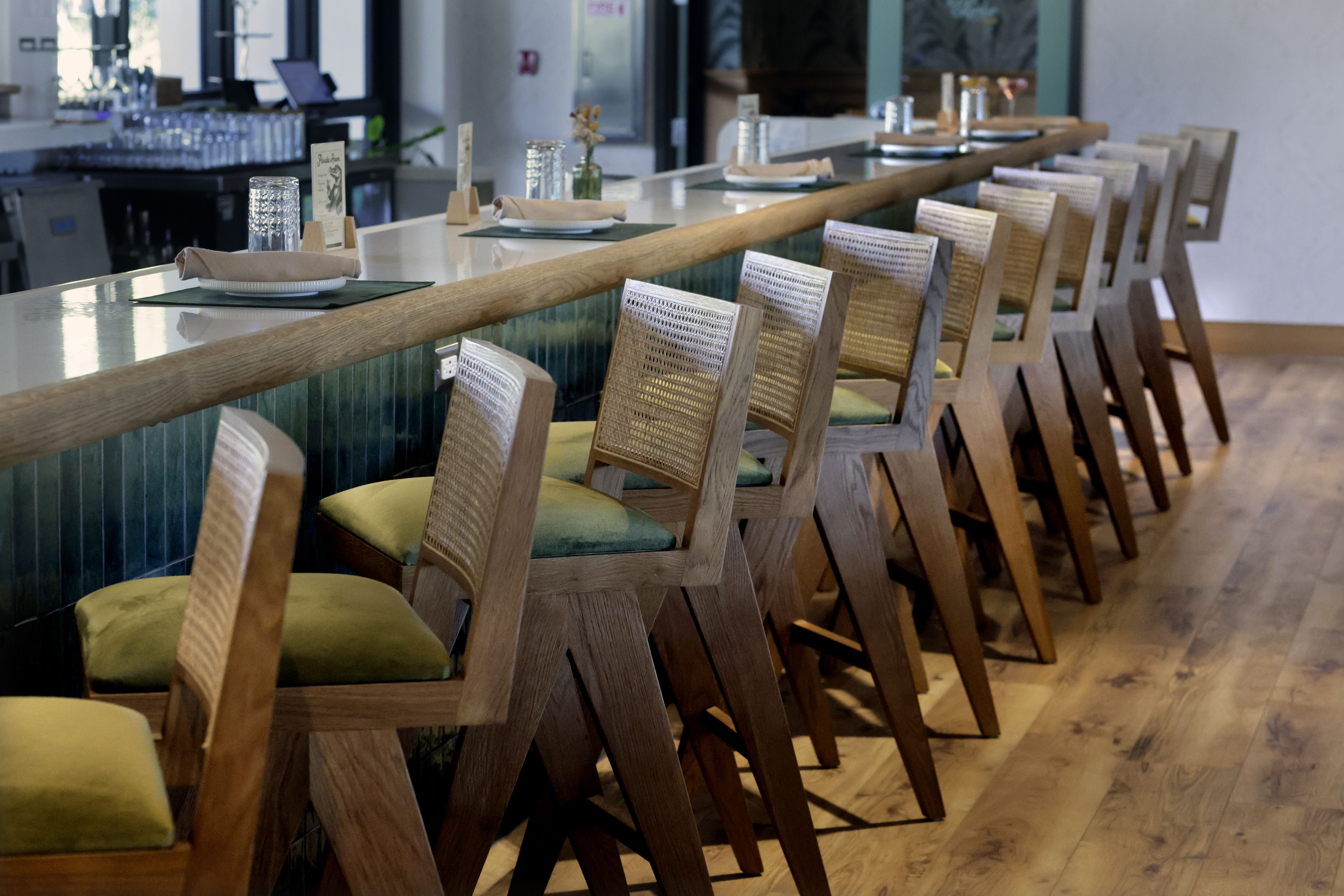 The Florida Room restaurant at The Fort pickleball complex in...