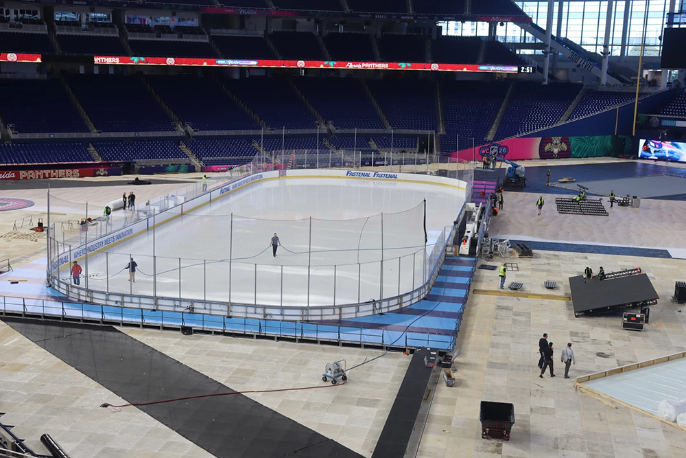 How do you keep ice from melting in Miami? NHL prepares for first outdoor game in Florida – Sun Sentinel