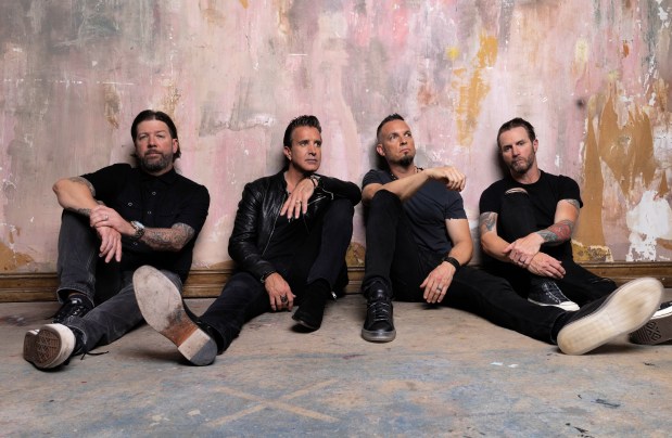 Rock band Creed in a 2025 press picture. (Chuck Brueckmann/Courtesy)