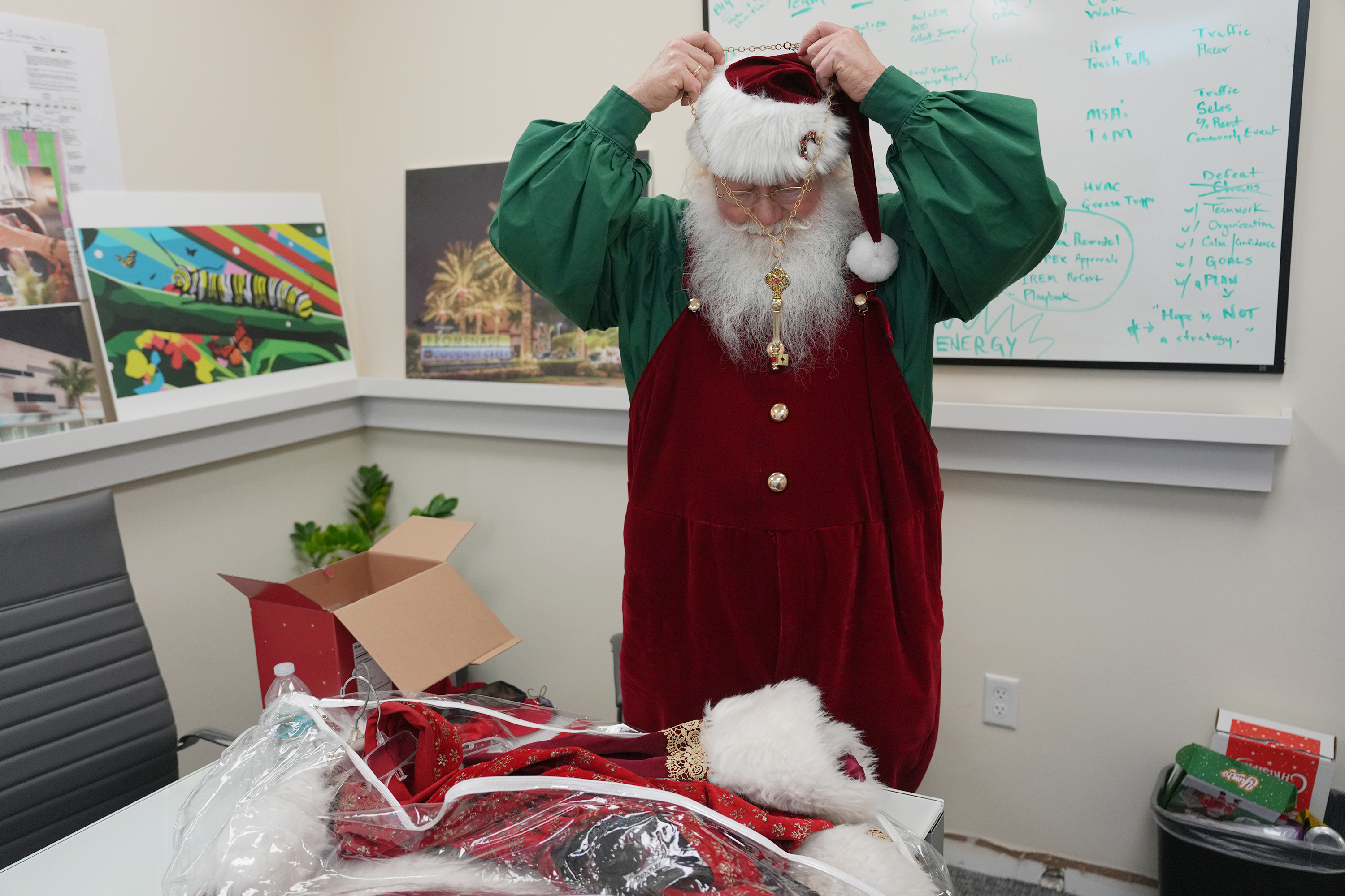 Richard Adler of West Palm Beach gets ready to play...