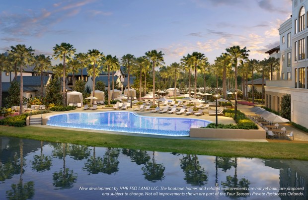 Owners within the Four Seasons Private Residences have a private pool and spa,, and access to all of the hotel's amenities. (Courtesy of Disney)