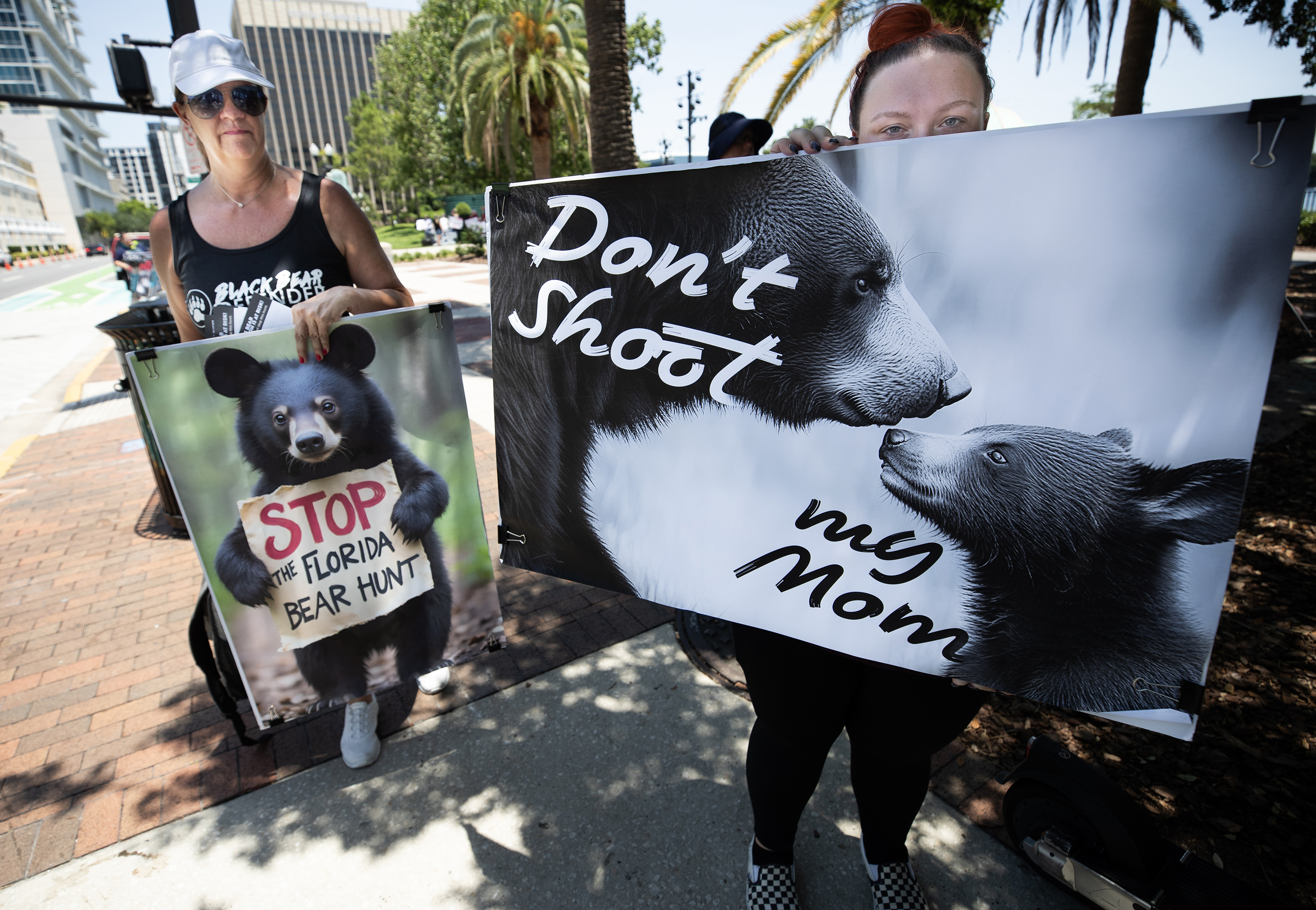 Animal Rights Foundation of Florida rally peacefully protesting against the...