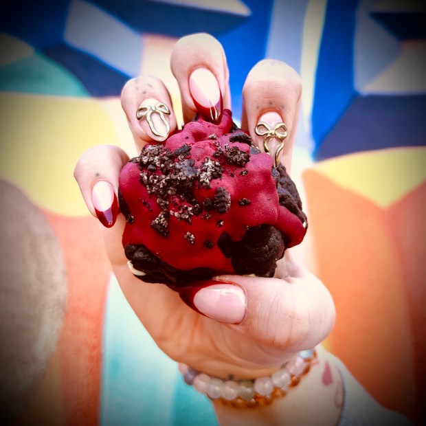 Phat Ash Bakes' event-exclusive Krampus cookie. (Photo courtesy Phat Ash Bakes)