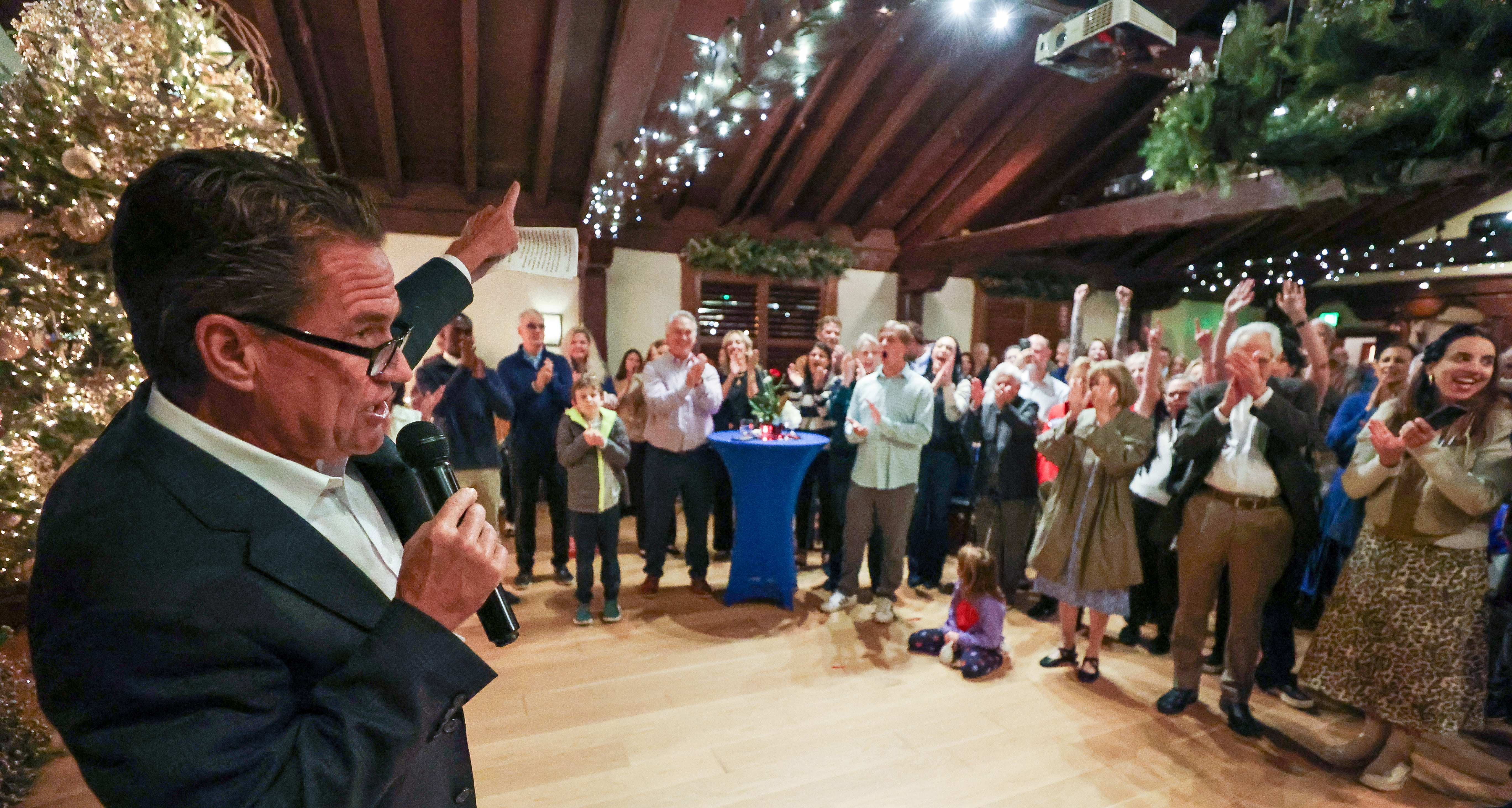 City of Orlando District 3 Commissioner-elect Roger Chapin delivers his...